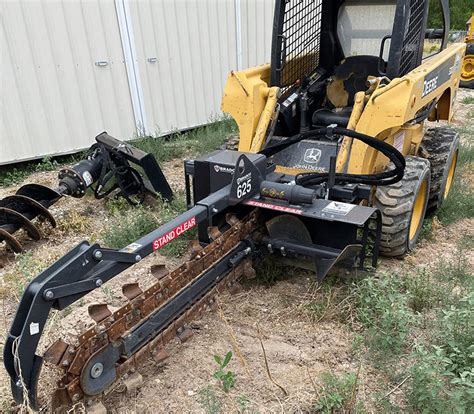 skid steer attachments rental ohio|skid steer trencher attachment rental.